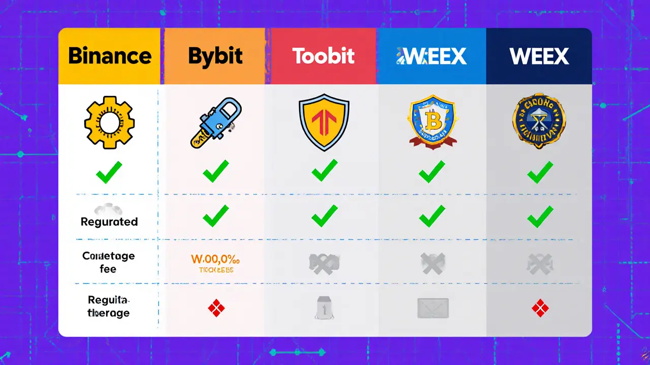 Feature Comparison with Leading Exchanges