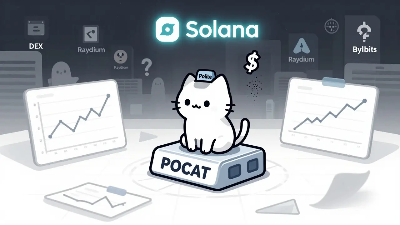 What is Polite Cat (POCAT) crypto coin? The truth behind Solana's most obscure memecoin