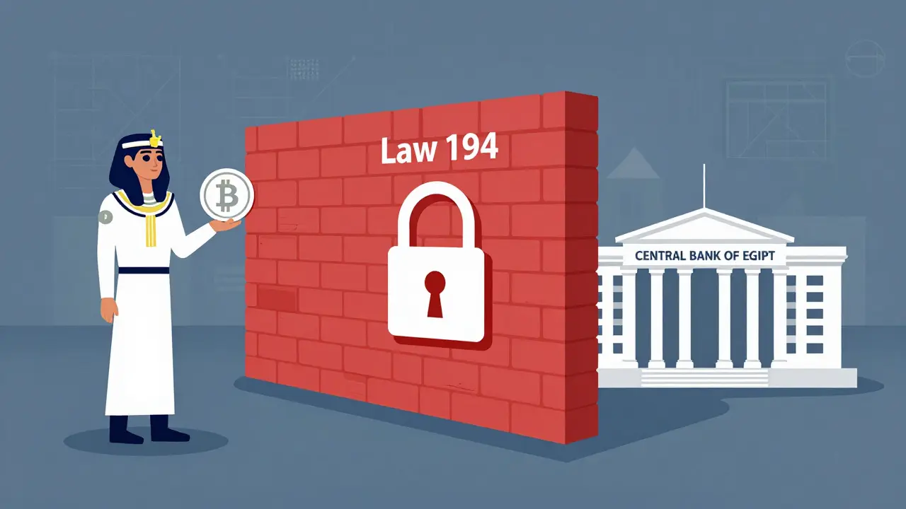 Egypt's Crypto Ban: How Law 194 of 2020 Affects Traders and Businesses