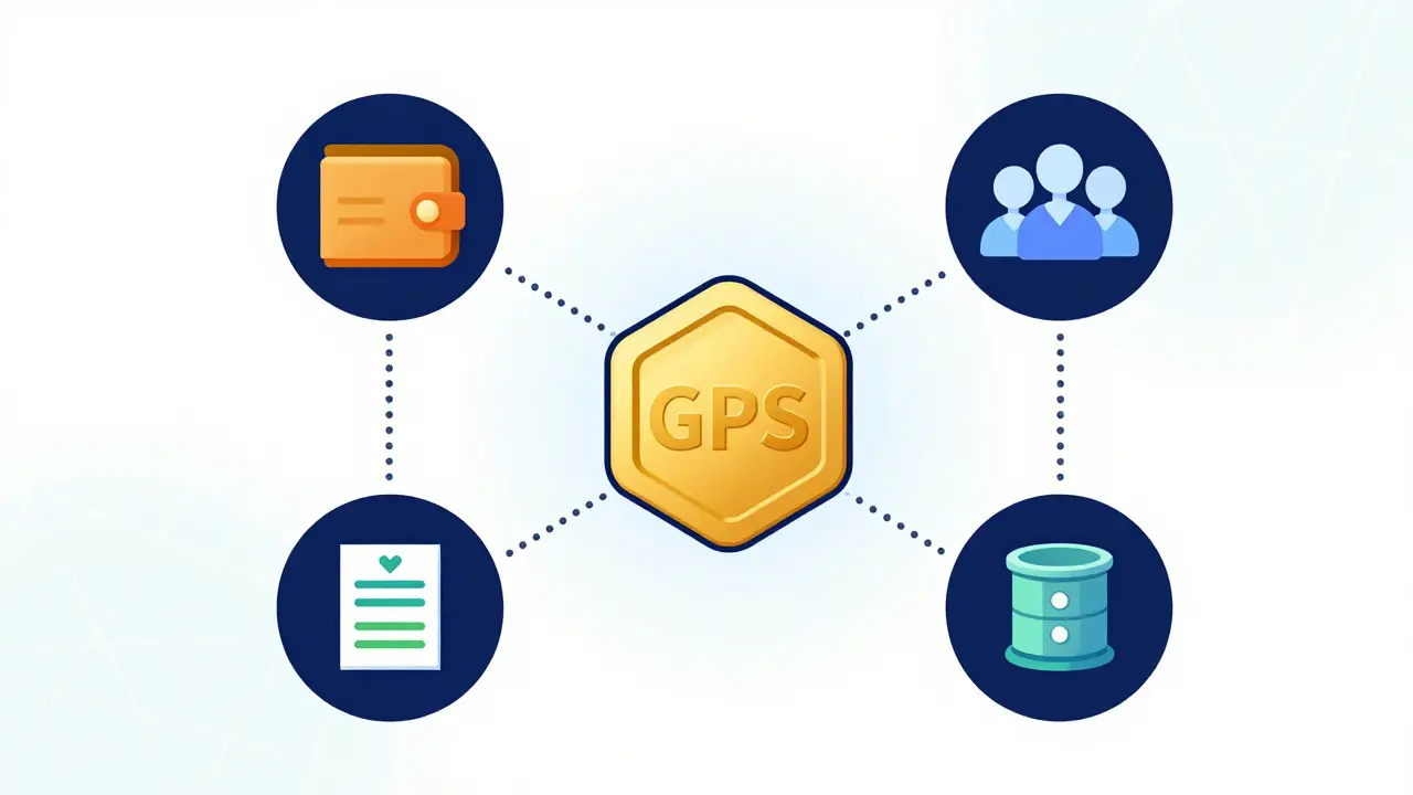 GPS token utility and ecosystem nodes