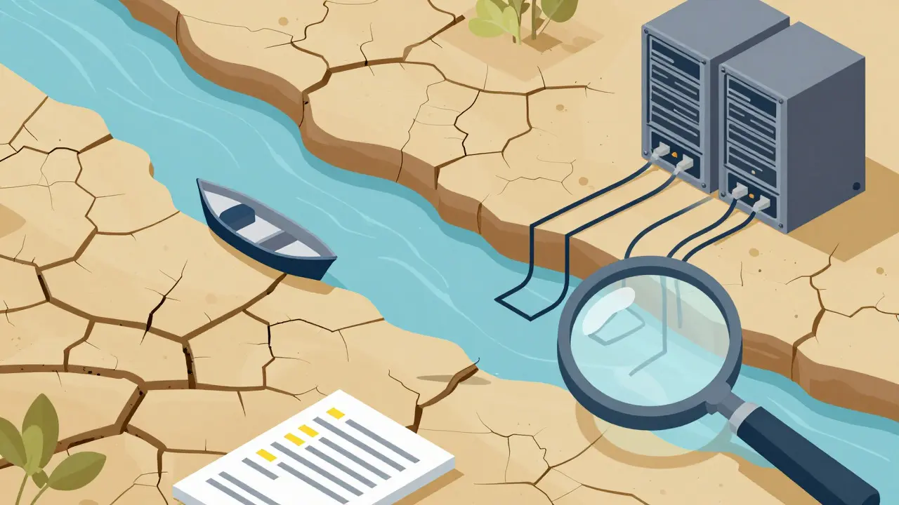 Illustration of low liquidity risks and stalled development in crypto projects.