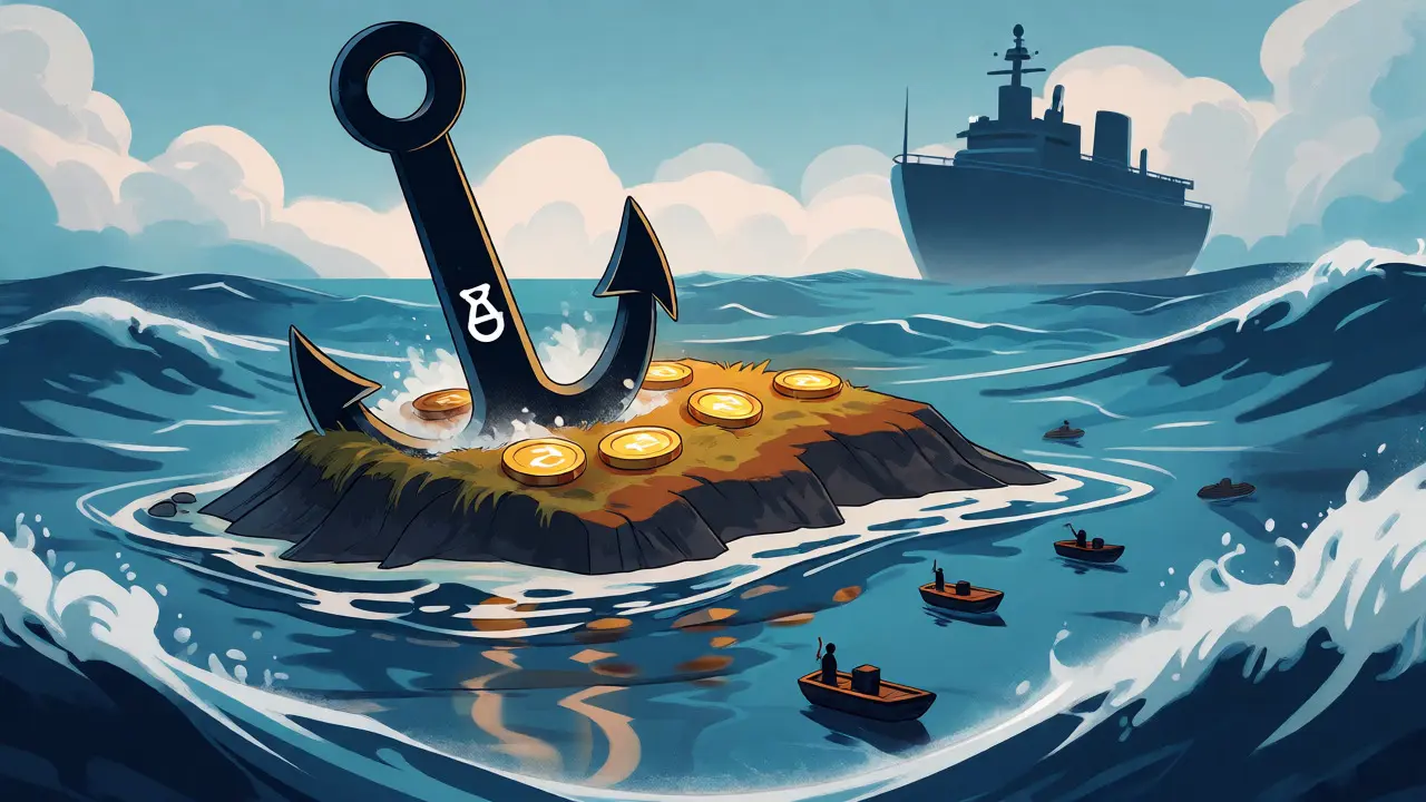 Conceptual image of low liquidity risks affecting CANDY token stability